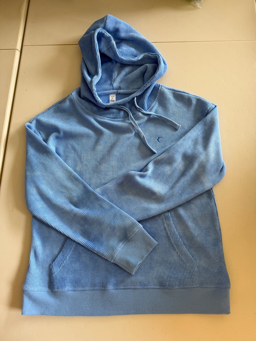 New! Zyia adult sz XS waffle knit hoodie